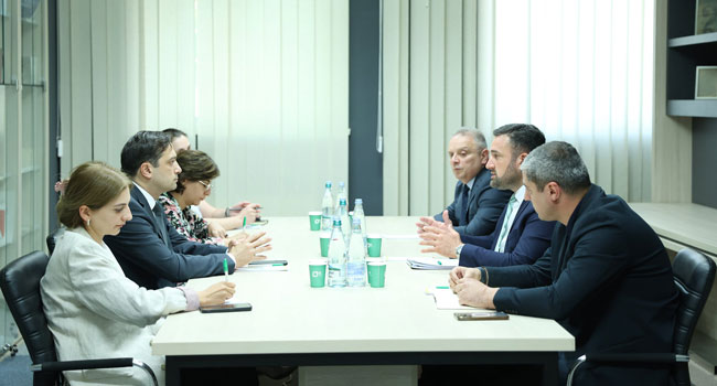 ცესკოს თავმჯდომარემ და სახალხო დამცველმა მშვიდი და თავისუფალი საარჩევნო გარემოს უზრუნველყოფის საკითხზე შეხვედრა გამართეს