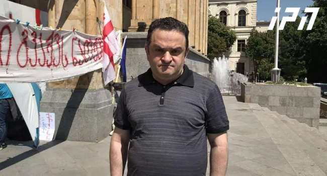გედევან ფოფხაძე, პარლამენტთან შიმშილობას იწყებს