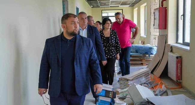 ჩოხატაურის მუნიციპალიტეტის სოფელ გორაბერეჟოულში საჯარო სკოლის  რეაბილიტაცია მიმდინარეობს