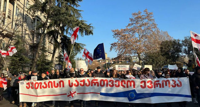 თბილისში ქუთაისელების აქცია-მსვლელობა იმართება
