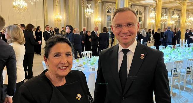 სალომე ზურაბიშვილი პოლონეთის პრეზიდენტს მიმართავს