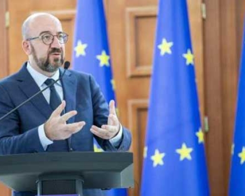 BBC: სარაკეტო იერიშის გამო, შარლ მიშელს ოდესაში თავშესაფარში გადასვლა მოუწია