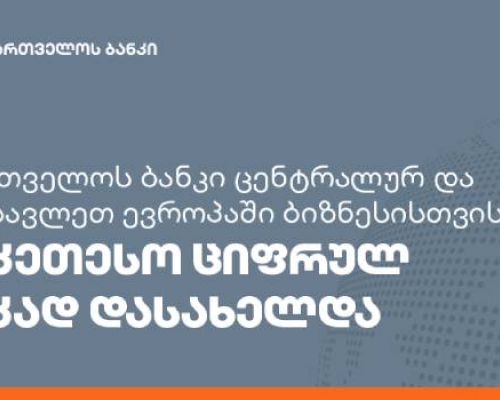 საქართველოს ბანკი ცენტრალურ და აღმოსავლეთ ევროპაში ბიზნესისთვის საუკეთესო ციფრულ ბანკად დასახელდა