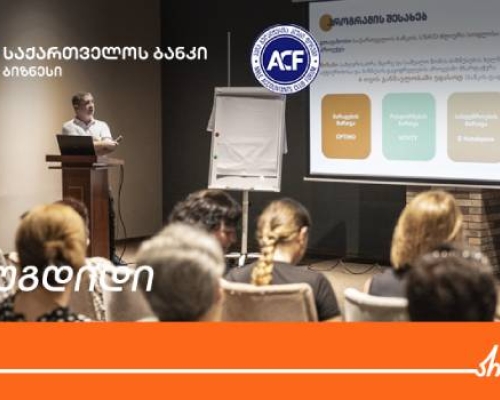 საქართველოს ბანკის მხარდაჭერით, ზუგდიდში მცირე და საშუალო ბიზნესისთვის ფინანსურ საკითხებზე ტრენინგი გაიმართა