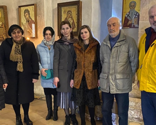 სამტრედიელი ჩოხოსნების ჰუმანიტარული ტვირთი უკრაინელ ხალხს