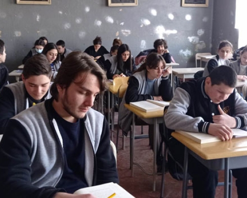 სამტრედიის მესამე საჯარო სკოლაში ,,ვეფხისტყაოსანი” ხმამაღლა წაიკითხეს