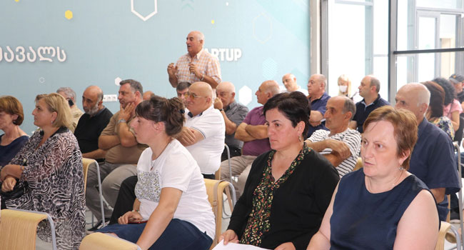 ტექნოპარკში ადგილობრივ მეწარმეებთან შეხვედრა გაიმართა