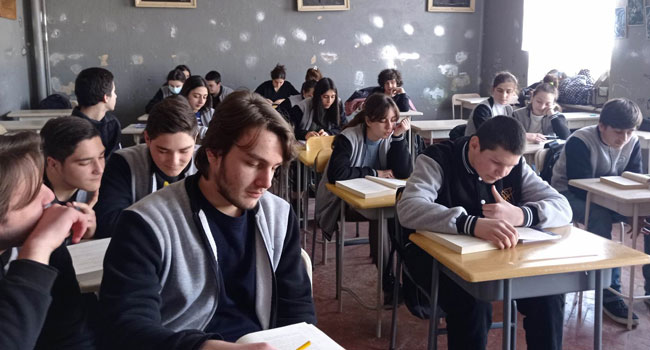 სამტრედიის მესამე საჯარო სკოლაში ,,ვეფხისტყაოსანი” ხმამაღლა წაიკითხეს